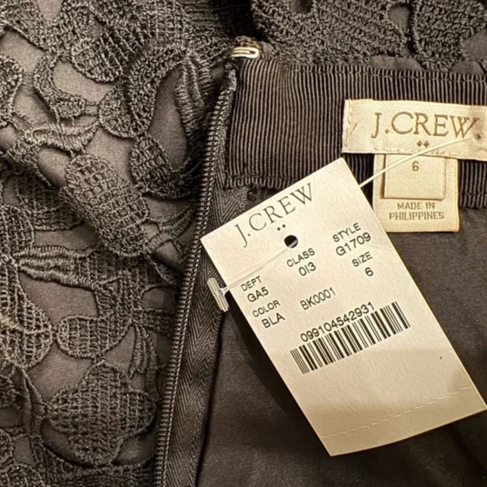 J. Crew Charcoal Textured Skirt